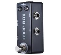 Domary Pedale Effetto per Chitarra Pedali Effetti per Chitarra Effetti Pedale Stompbox Mini Commutatore di Loop True Bypass 9 V CC con Indicatore LED Jack Send e Return Basso