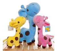 Domary Peluche Giraffa per Bambini, Bambola di Pezza Morbida da 18 Cm da | Peluche Corto + Cotone PP, Non Materiale, Ideale per Giocare o Andare a Dormire, Simpatica Forma a Giraffa con Colori Vivaci