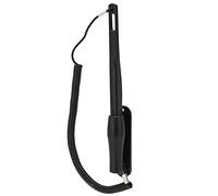 Domary Penna Stilo Touch Screen Resistivo con Cavo a Molla e Base con | Per Sistemi POS, Tablet Industriali, Navigatori Per Auto, Disegno, Materiale ABS , Cavo Elastico da 30-120 Cm, Foro Per