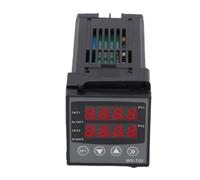 Domary PID Temperature Controller Digital Smart 2 Output 2 Reminder K Type | Uscite a relè Doppie, Ingresso K/J/E/PT100, Custodia in ABS, per Incubatori, Forni, Apparecchiature per iniezione.