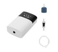 Domary Pompa di Ossigeno Ossigenatore per Acquario Aeratore Ricaricabile USB per Acquario e Laghetto Bianco 3 L/min 1 unità (Tipo 1)