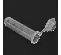 Domary Provette per Centrifuga in Plastica da 0,2 Ml 2 Ml 10 con Tappi a Vite Materiale EP per Conservazione e Analisi di Campioni di Laboratorio ((500 Pezzi Confezione))
