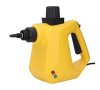Domary Pulitore a Vapore Portatile 250 Ml con 9 Accessori per Uso Domestico | Pulizia Ad Alta Temperatura, Custodia in ABS, Design Portatile, per Cucina, Vetro e Fessure