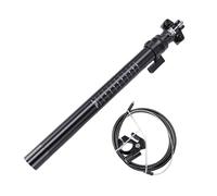 Domary Reggisella Telescopico per Bici in Lega di Alluminio da 170 Mm, Passaggio Cavi Interno Esterno, Reggisella Regolabile per Bicicletta da Strada di Montagna (30,9 mm)