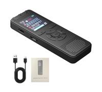 Domary Registratore Vocale Portatile Registratore Audio WAV con Memoria