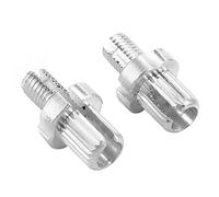 Domary Regolatore Leva Freno Bici, Lega di Alluminio Ad Alta Resistenza, Argento Squisito, Diametro Filettatura 7 Mm, per la Maggior Parte delle Bici Strada, Mountain Bike e Altro