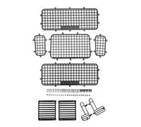 Domary Rete per Finestre RC Accessori per Auto RC Parti Aggiornamenti Simulazione di Reti Metalliche Finestre Rete Protettiva Protezione Fari Posteriori con Struttur