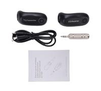 Domary Ricevitore Trasmettitore per Chitarra Wireless 2.4G Ricaricabile per Basso Elettrico Strumenti a Fiato Elettrici, con Spina Ruotabile a 270°, Trasmissione Plug And Play in Tempo