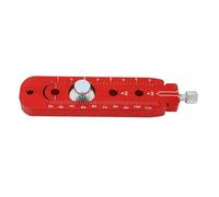 Domary Righello Regolabile per Disegnare Archi 165mm Lega di Alluminio | Alluminio ad alta resistenza, Linee incise precise, Versatile per il disegno, Facile regolazione del raggio, Portatile per