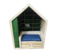 Domary Scaffale per Libri in Legno per Alleviare L'ansia Scuoti Il Tuo Arredamento la Scrivania della Stanza, Soggiorno, con Legno Robusto, può Contenere 200 Libri Piegati