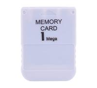 Domary Scheda di Memoria Scheda di Memoria 1 PS One 1 MB Portatile Facile da Usare Plastica Bianca Salva i Progressi Gioco con capacità MB per i Giochi One
