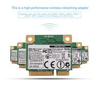 Domary Scheda Wireless Mini PCI-E, Modulo 2.4G 4.0 WiFi 2 in 1 per dell | Supporta 802.11 B/g/n, velocità 150-300 Mbps, Compatibile con Chipset HM55/HM57/HM65/HM67/HM75/HM77, Non per Lenovo/HP
