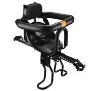 Domary Seggiolino Anteriore per Bicicletta, Sicuro per Bambini con Pedali Regolabili e Schienale, Adatto a Bambini dagli 8 Mesi Ai 7 Anni. Realizzato in Plastica Leggera e Resiste (ABS)