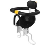 Domary Seggiolino Anteriore per Bicicletta, Sicuro per Bambini con Pedali Regolabili e Schienale, Adatto a Bambini dagli 8 Mesi Ai 7 Anni. Realizzato in Plastica Leggera e Resiste (ABS3)