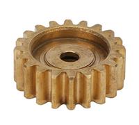 Domary Servo Ingranaggio in Ottone Resistente a 20 Denti, Perfetto per Applicazioni di Treni di Ingranaggi in Dispositivi Meccanici, MOD 0.8, 1 unità