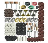 Domary Set di Accessori per Utensili Rotanti da 337 Pezzi, Completamente Compatibile con Gambo da 1/8" per la Smerigliatura e la Lucidatura dei Metalli, Adatto Ai Professionisti