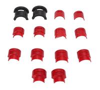 Domary Set di Cacciaviti per Guarnizioni Forcella 35-50 Mm in Acciaio Al Carbonio, Impugnatura Zigrinata, Universale per Motociclette e Biciclette con Adattatori ABS