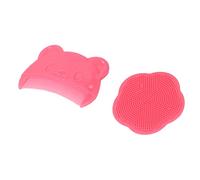 Domary Set di Spazzole per il Cuoio Capelluto del Bambino 2 Pezzi Spazzola da Bagno in Silicone Morbido Comodo Strumento per la Pulizia del Cuoio Capelluto Neonato Un'esperienza di Bagno Delicata