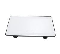 Domary Specchio Cosmetico per Visiera Parasole per Auto con 3 modalità di | Batteria Ricaricabile 1500 MAh, Struttura in ABS+vetro, Illuminazione Fredda/calda/neutra, per il Trucco Viaggio o gli