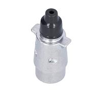 Domary Spina per Rimorchio a 7 Pin, Lega di Alluminio 12VDC per Auto | Certificato CE RoHS, Connettore Pin in Ottone, IP per Camion Roulotte, Presa Cavo di Alimentazione