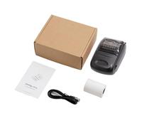 Domary Stampante Termica per Ricevute Portatile da 58 Mm, Mini Stampante | Compatibile con IOS e , Alta Risoluzione 203 Dpi, Batteria da 2600 MAh, Supporta Codici a Barre 1D/2D e OCR