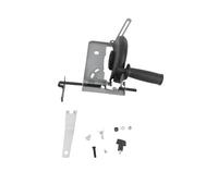 Domary Supporto per Macchina da Taglio con Supporto per Smerigliatrice Angolare con Base di Taglio Regolabile da 0 a 45 Gradi Utensile Scanalatura della Lavorazione del Le (Grigio)