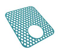 Domary Tappetino per Lavello in Silicone con Foro di Scarico Laterale,