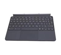 Domary Tastiera con Touchpad per Ideapad Duet CT X636F 10,1 Pollici | Compatibile con Tablet da 10,1 Pollici, Custodia in Pelle PU Premium, Batteria Integrata da 250 MAh, Layout QWERTY Completo