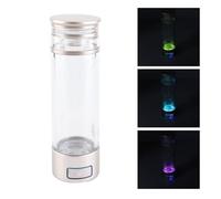 Domary Tazza per Generatore di Acqua di Idrogeno 350 Ml Pt PETG Trasparente | Corpo in PCTG, Concentrazione di Idrogeno 2000-6000 Ppb, Batteria da 1850 MAh, Base Lavabile in Lavastoviglie, Ricarica USB-C