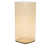 Domary Tazza Quadrata in Acrilico da 250 Ml Tazza Riutilizzabile per Succhi di tè e caffè Modellata in Un Unico Pezzo con Bocca Rotonda Liscia per Uso Domestico