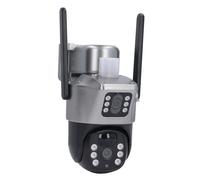 Domary Telecamera di Sicurezza Solare da Esterno Wireless con Batteria da | IP66 Resistente Alle Intemperie, Rilevamento Presenza Umana PIR, Audio Bidirezionale, HD 1080p, Supporta Obiettivo Doppio