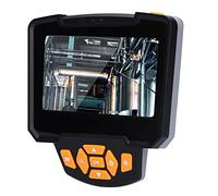 Domary Telecamera per Endoscopio Industriale con Schermo da 4,3 Pollici, HD | IP67, 6 LED Scuri, Batteria da 1700 MAh, Angolo di Visione di 70°, per Ispezione Automobilistica e Industriale