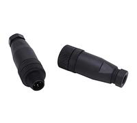 Domary Terminatore Maschio NMEA 2000, Connettore M12 A 5 Nuclei A Forma | Custodia in ABS, Chiusura Filettata, da -25°C a 85°C, per Imbarcazioni Marine e Bus di Campo