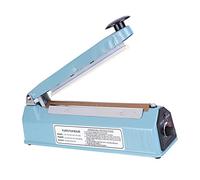 Domary Termosigillatrice Manuale a Impulsi da 200 Mm, 300 W, Sigillatrice | Custodia in Ferro, Controllo del Calore a 8 Livelli, per Sacchetti in PE/PP, Senza Riscaldamento con Indicatore LED, Ideale