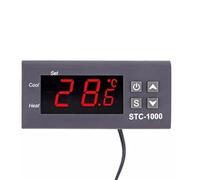 Domary Termostato Digitale, Regolatore di Temperatura del Microcomputer | Schermo LCD a 3 Cifre, Doppio Controllo Caldo/freddo, Custodia in Plastica Resistente, per Incubatrice e Schiusa