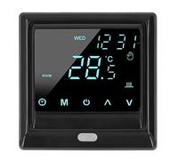 Domary Termostato Intelligente con Touchscreen LCD, Telecomando App WiFi | Custodia Antiusura in ABS, Precisione del Sensore ±1℃, Compatibile con WiFi a 2,4 GHz e App , Protezione Antigelo e Alta