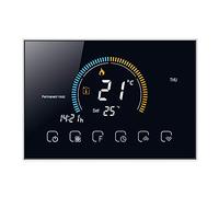 Domary Termostato Intelligente Termostato Programmabile 5+1+1 Sei Periodi Touch Screen Retroilluminato LCD con Memoria Dati per Termoregolatore Riscaldamento Acqua (Non-)