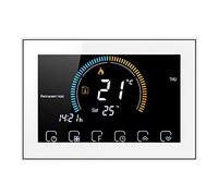 Domary Termostato Intelligente Termostato Programmabile 5+1+1 Sei Periodi Touch Screen Retroilluminato LCD con Memoria Dati per Termoregolatore Riscaldamento Acqua (Non-)