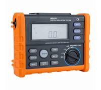 Domary Tester Digitale della Resistenza di Isolamento 50-1000V con | Calcolo Automatico Dell'indice di Polarizzazione, Doppio Display Analogico e Digitale, Test di Motori e Trasformatori,