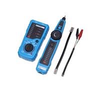 Domary Tester per Cavi Portatile con Generatore per la tracciabilità dei | Rilevatore di RJ45 RJ11, Distanza Segnale 100 M, Alimentato a Batteria, Rilevamento Cortocircuito e Circuito Aperto, Test