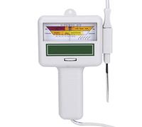 Domary Tester Portatile della qualità dell'Acqua per Piscine e PHmetro | Corpo in PVC, Test 2 in 1 e PH, Lettura Digitale, Senza Agenti Chimici, per Uso Spa e Acquacoltura