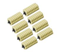 Domary Testine per Scopino USA e Getta 8 Pezzi, Ricariche di Ricambio per | Materiale in Spugna, Pulizia Senza Angoli Morti, Compatibile con Bacchette per WC Standard, Usa e Getta