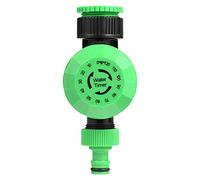 Domary Timer per Irrigazione Meccanico 5-120 Minuti Batteria Richiesta Controller Automatico per Irrigazione da Giardino con Filettatura Femmina 3/4 Irrigatori da Prato