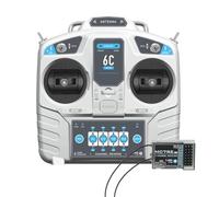 Domary Trasmettitore Telecomando S-FHSS MC7RE da 2,4 GHz con Ricevitore MC7RE per Elicottero Multicottero per Auto Barca RC (modalità 1)