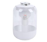 Domary Umidificatore a Nebbia Fredda Ricaricabile USB a Doppio Spruzzo da 2 Litri con Luce Notturna per Ufficio, Casa, 4,96x4,96x7,28 Pollici