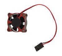 Domary Ventola di Raffreddamento del Motore Ad Alta Efficienza Raffreddamento in Lega di Alluminio per ESC 30x30mm per Auto RC 1/10 1/12 1/8 (Rossa)
