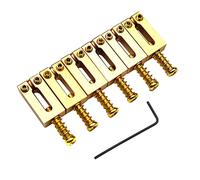 Domasvmd 10.5mm Set Chitarra Elettrica Selle Ponte Tremolo Ottone Flat Top Chitarra Ponte Selle Con Chiave Parti Chitarra Elettrica Corde di Chitarra di Alta