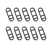 Domasvmd 10 Pz Bici Luce Del Silicone Bande di Montaggio Biciclette Luce Cinghie di Fissaggio Regolabile Cinghia Elastica Per Torce Luce Bici Silicone Mount Bande Accessori Manubrio