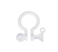 Domasvmd 50x Confortevole sguardo trafitto invisibile Clip On Orecchini Convertitori Risultati Componenti Orecchini Convertitori Per Le Donne Ragazza Gioielli Fare Forniture Organizzatore
