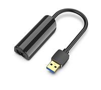Domasvmd Adattatore da USB a RJ45 a lunga durata, adattatore da USB a Ethernet, per studenti, professionisti e giocatori, accessorio da USB 2.0 a Ethernet